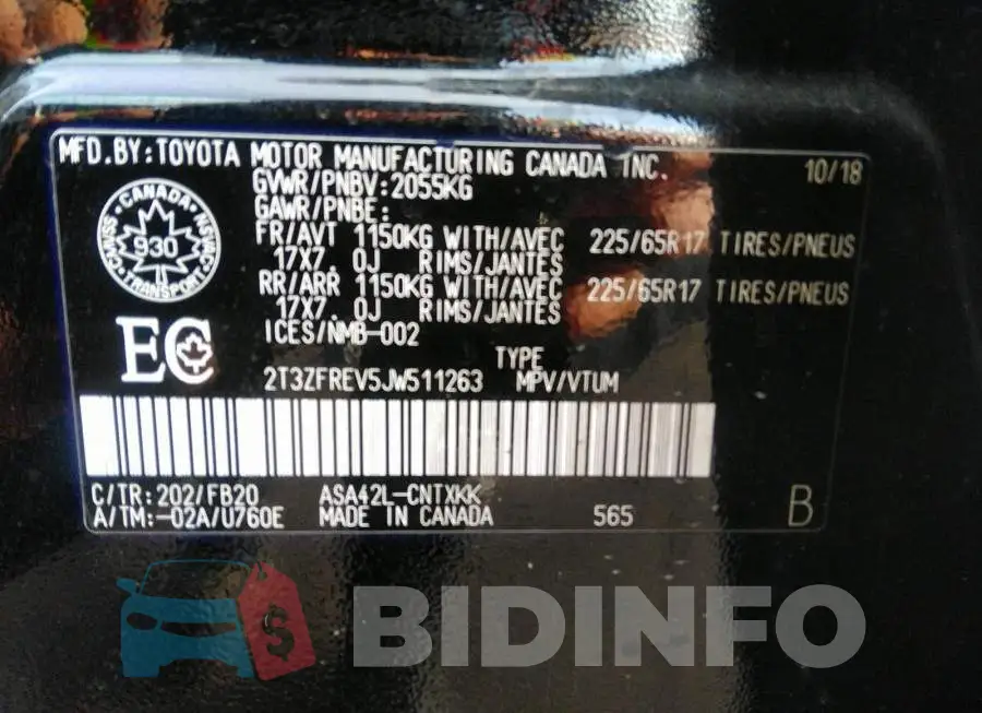 2T3ZFREV5JW511263 Photo# 9