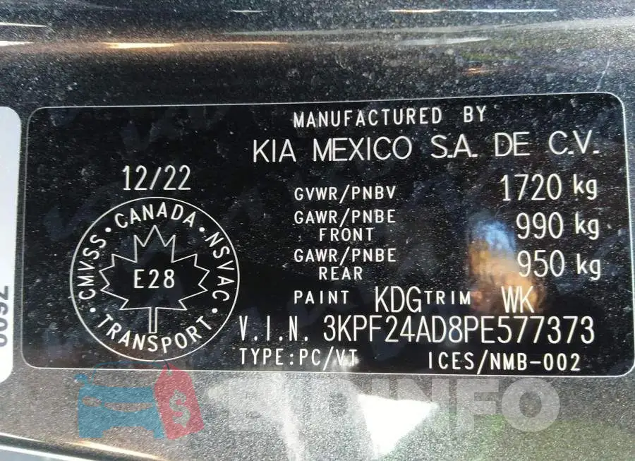 3KPF24AD8PE577373 Photo# 9