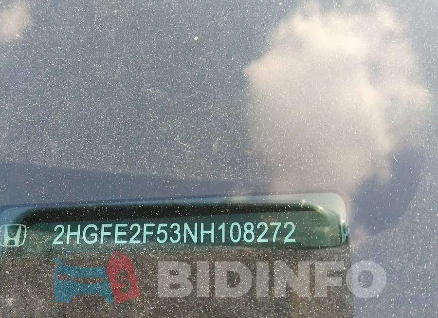 2HGFE2F53NH108272 Photo# 9