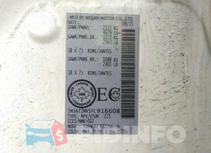 5N1AT2MV5FC916608 Photo# 9