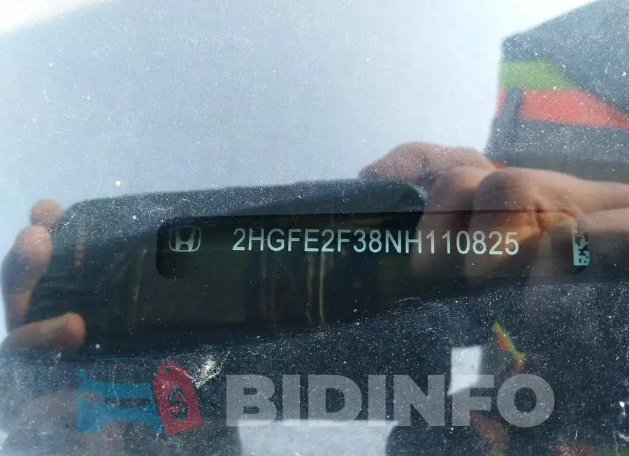 2HGFE2F38NH110825 Photo# 9