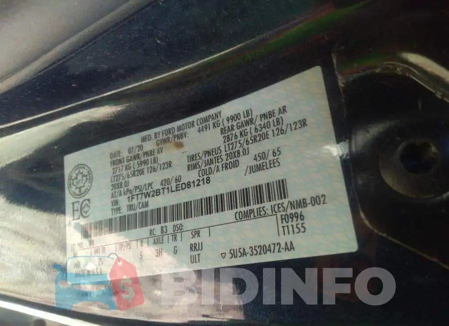 1FT7W2BT1LED81218 Photo# 9