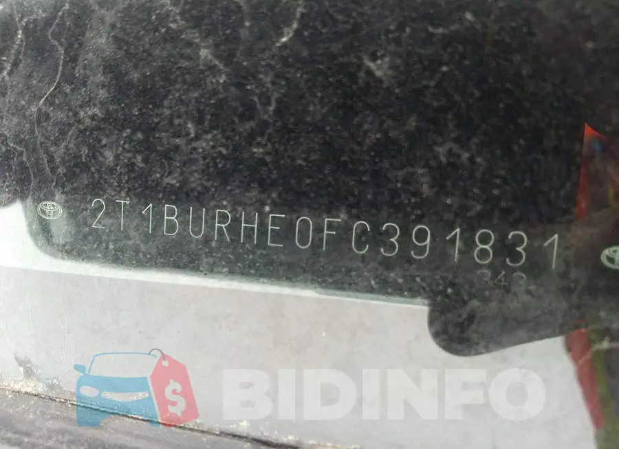2T1BURHE0FC391831 Photo# 9