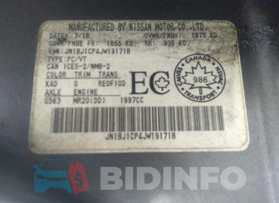 JN1BJ1CP4JW191718 Photo# 9