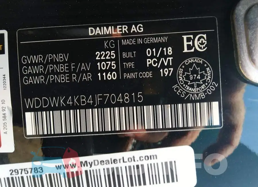 WDDWK4KB4JF704815 Photo# 9