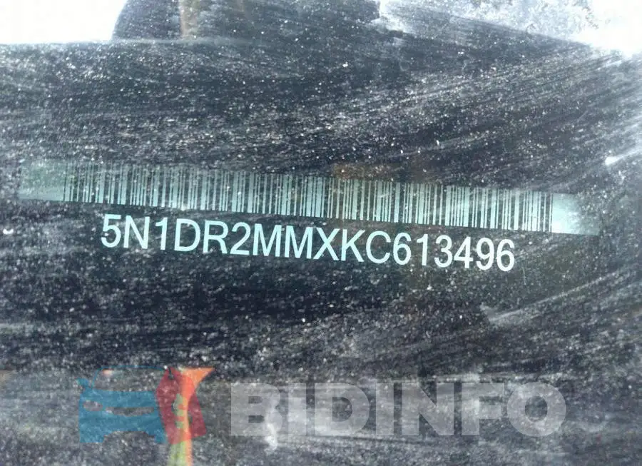 5N1DR2MMXKC613496 Photo# 9