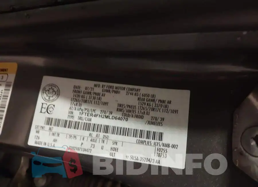 1FTER4FH2MLD64070 Photo# 9