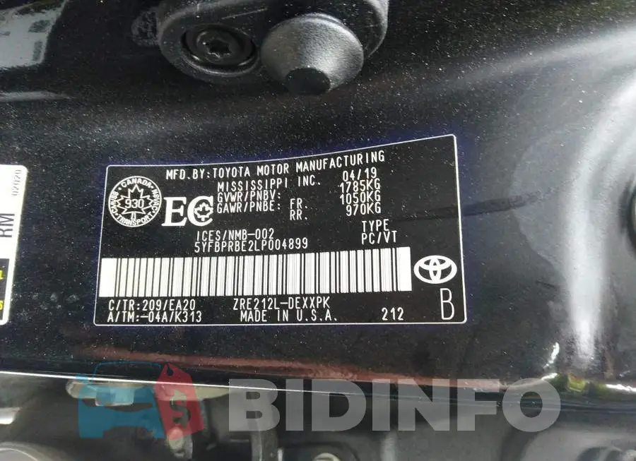 5YFBPRBE2LP004899 Photo# 9