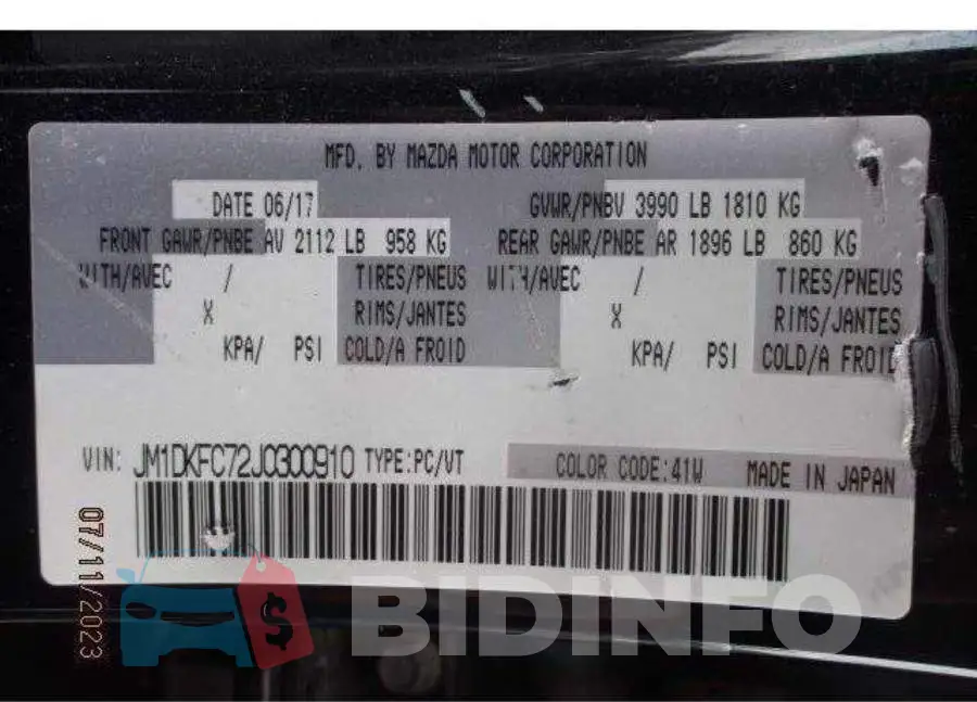 JM1DKFC72J0300910 Photo# 8