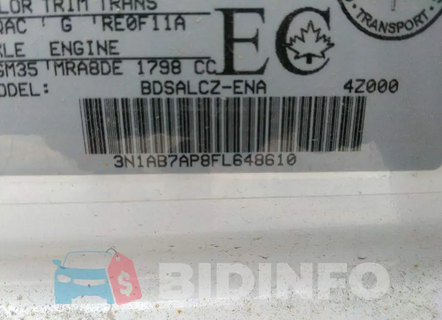 3N1AB7AP8FL648610 Photo# 9