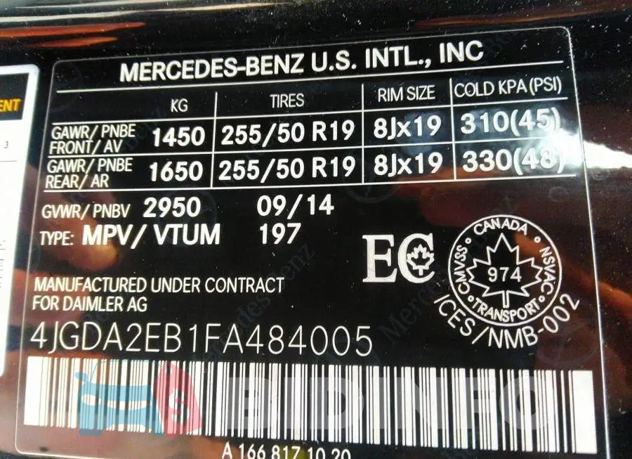4JGDA2EB1FA484005 Photo# 9