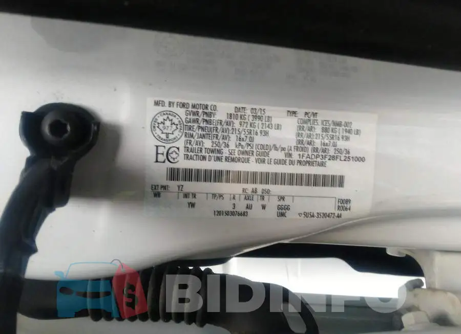 1FADP3F28FL251000 Photo# 9