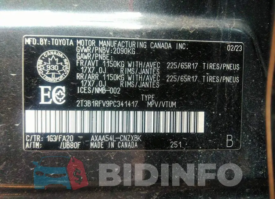 2T3B1RFV9PC341417 Photo# 9