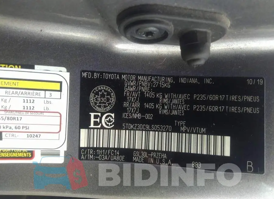 5TDKZ3DC9LS053270 Photo# 9
