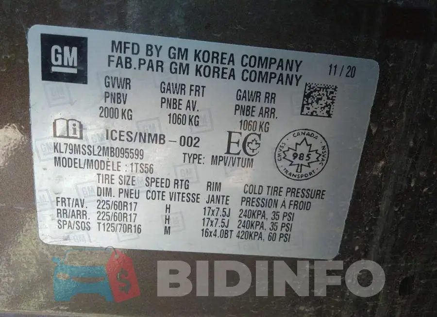 KL79MSSL2MB095599 Photo# 9