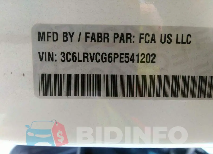 3C6LRVCG6PE541202 Photo# 9