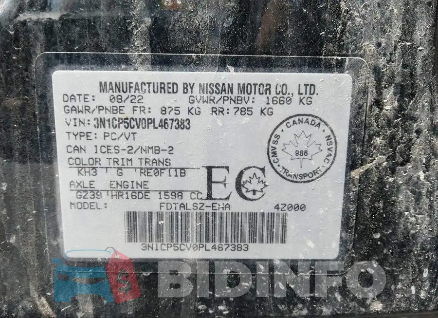 3N1CP5CV0PL467383 Photo# 9