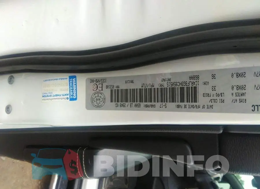 1C4RJFBG9HC950515 Photo# 9