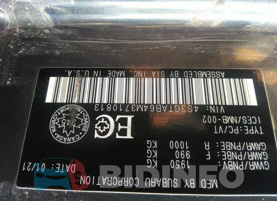 4S3GTAB64M3710813 Photo# 9
