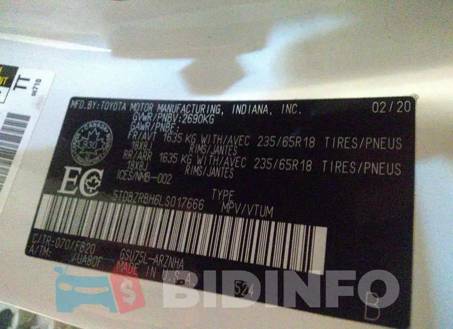 5TDBZRBH6LS017666 Photo# 9