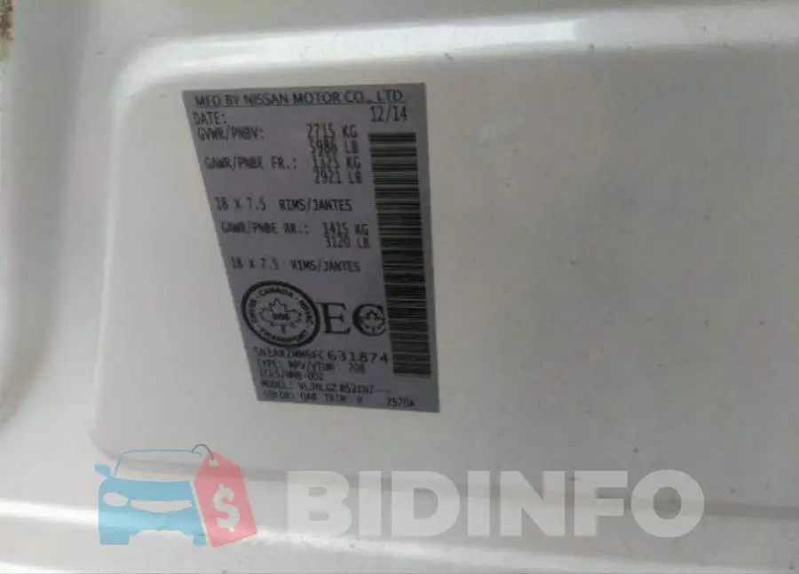 5N1AR2MM6FC631874 Photo# 10
