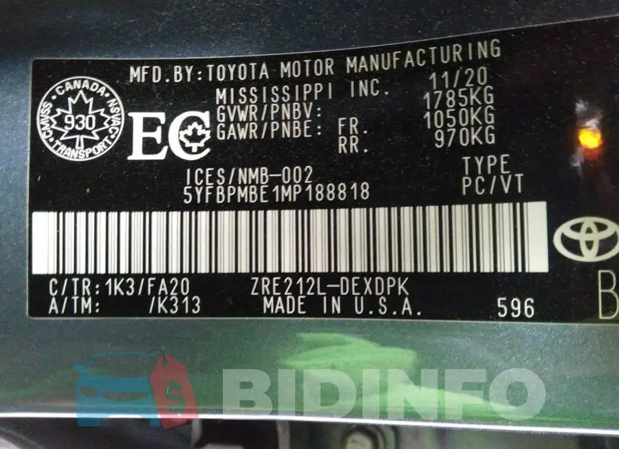 5YFBPMBE1MP188818 Photo# 9