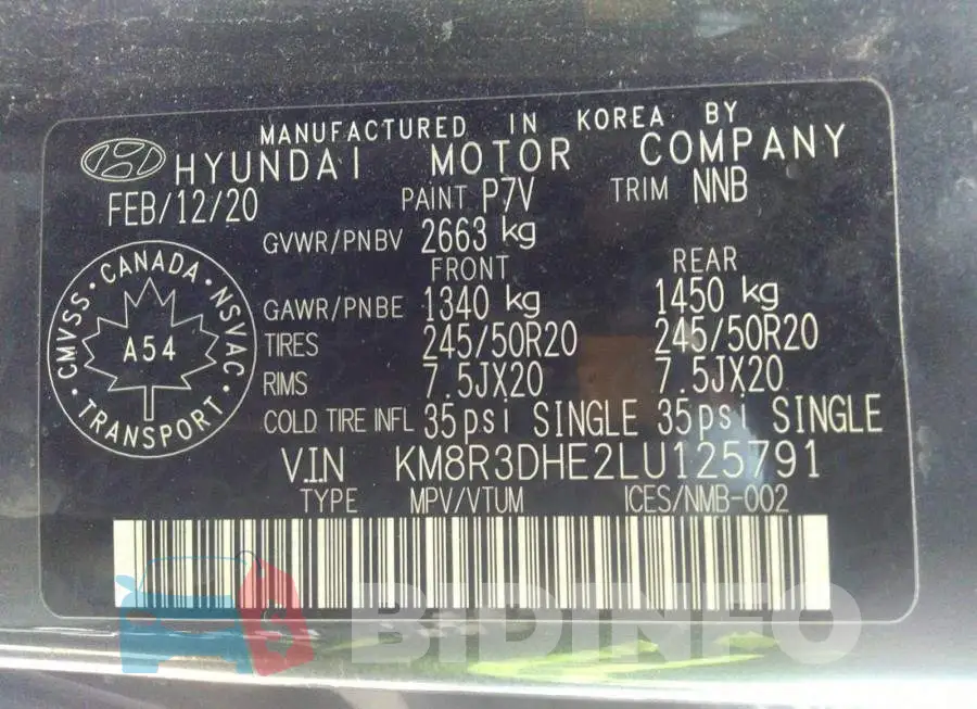 KM8R3DHE2LU125791 Photo# 9