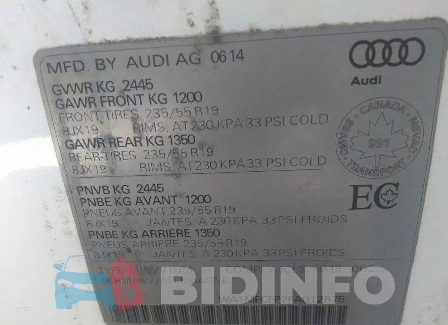 WA1MFCFP7FA012875 Photo# 9