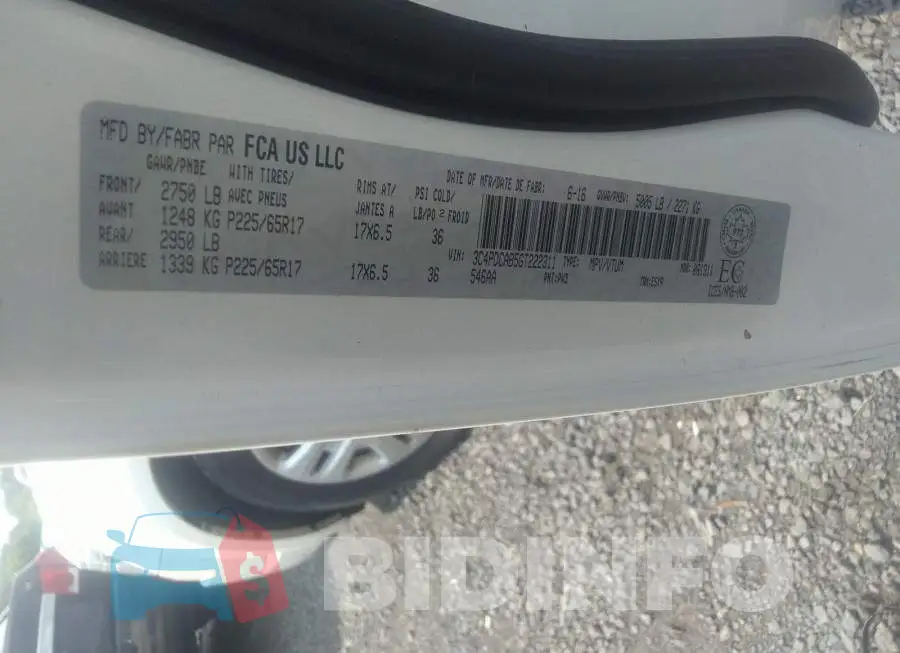 3C4PDCAB5GT222311 Photo# 9