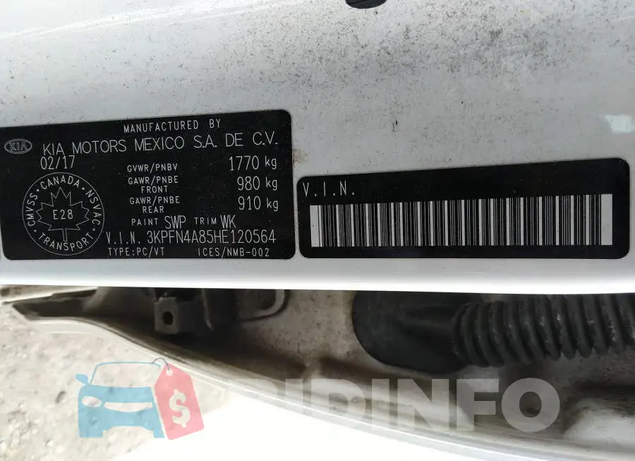 3KPFN4A85HE120564 Photo# 9
