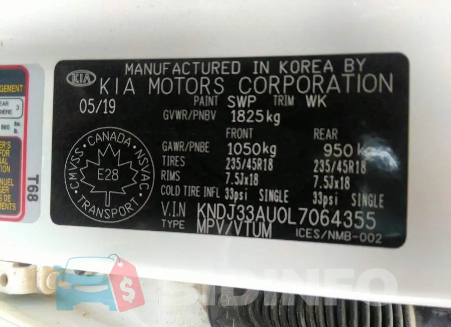 KNDJ33AU0L7064355 Photo# 9