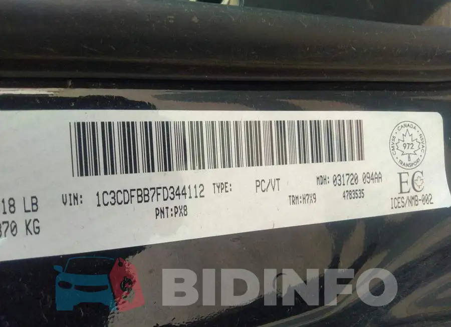 1C3CDFBB7FD344112 Photo# 9