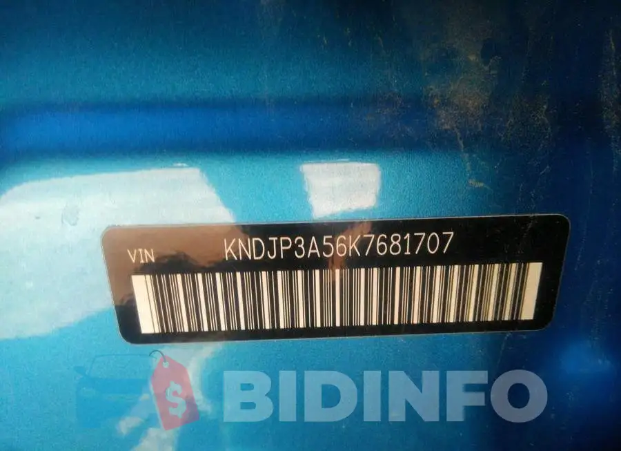 KNDJP3A56K7681707 Photo# 9