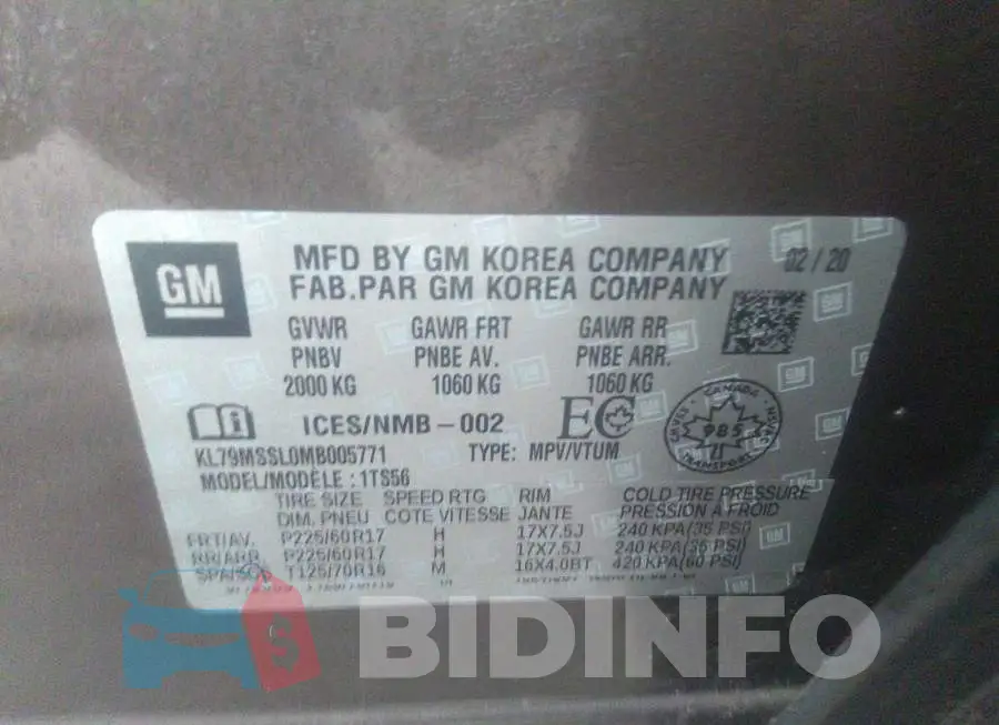 KL79MSSL0MB005771 Photo# 9