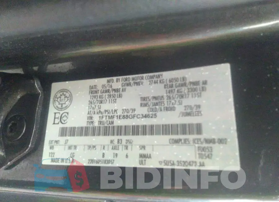 1FTMF1E88GFC34625 Photo# 9