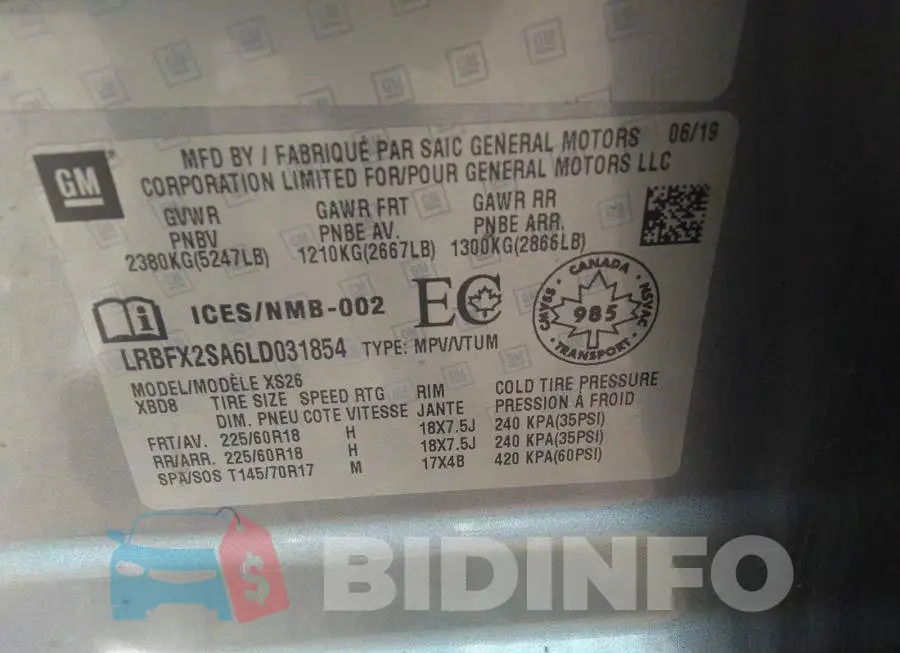 LRBFX2SA6LD031854 Photo# 9