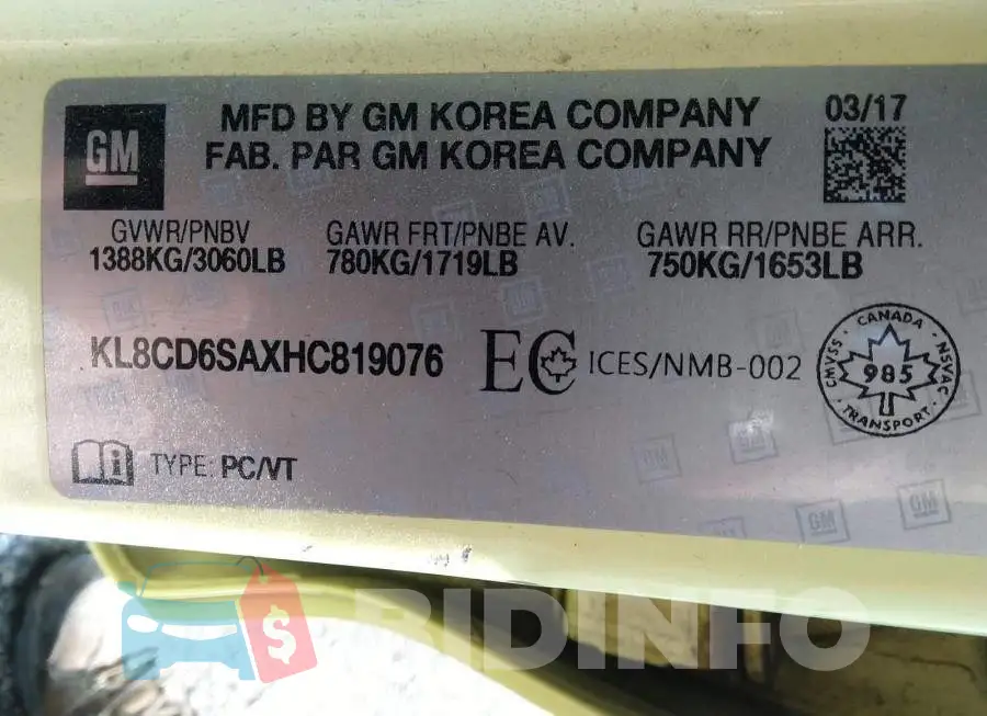 KL8CD6SAXHC819076 Photo# 9