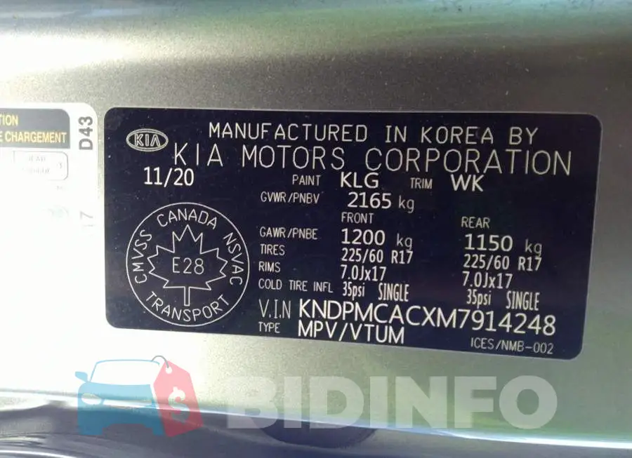 KNDPMCACXM7914248 Photo# 9 KNDPMCACXM7914248 Photo# 9