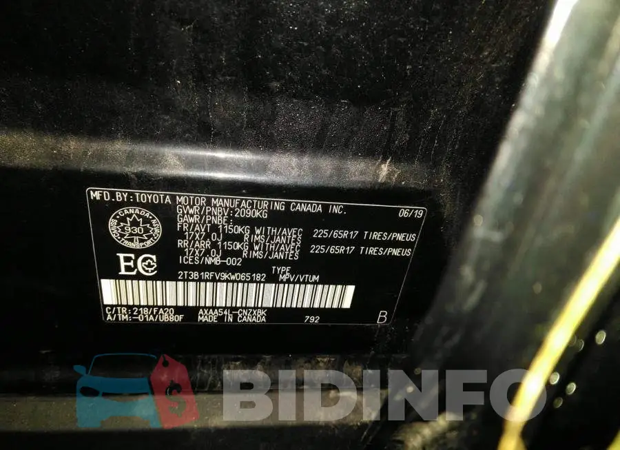 2T3B1RFV9KW065182 Photo# 9