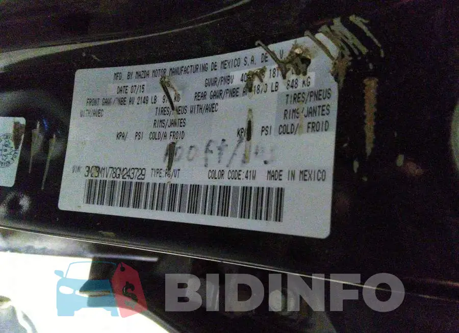 3MZBM1V78GM243729 Photo# 9