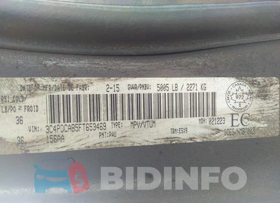 3C4PDCAB5FT653469 Photo# 9
