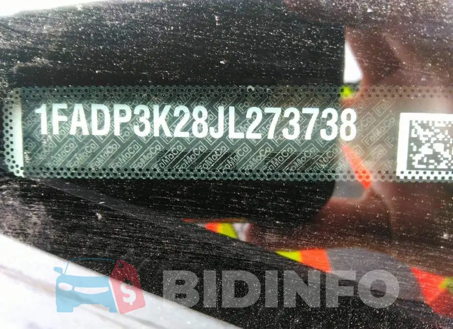 1FADP3K28JL273738 Photo# 9