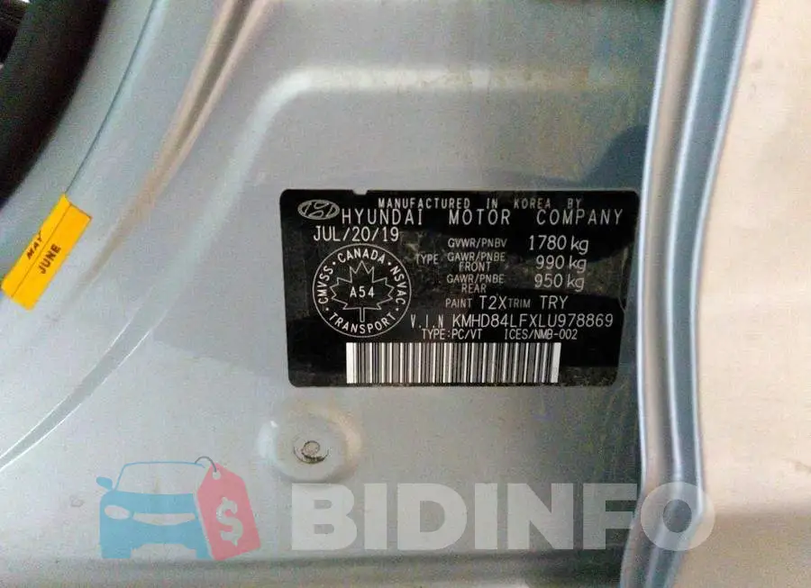 KMHD84LFXLU978869 Photo# 9