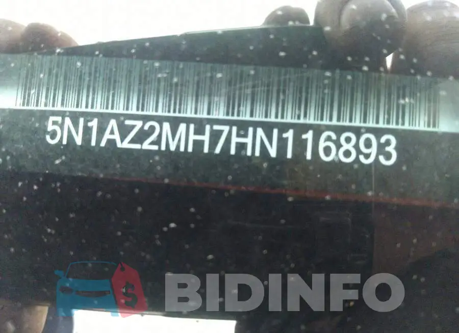 5N1AZ2MH7HN116893 Photo# 9