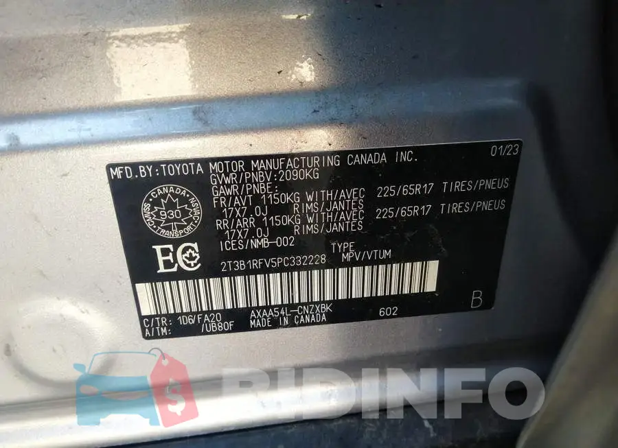 2T3B1RFV5PC332228 Photo# 9