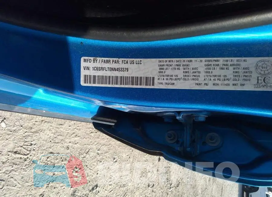 1C6SRFLT0NN453379 Photo# 9