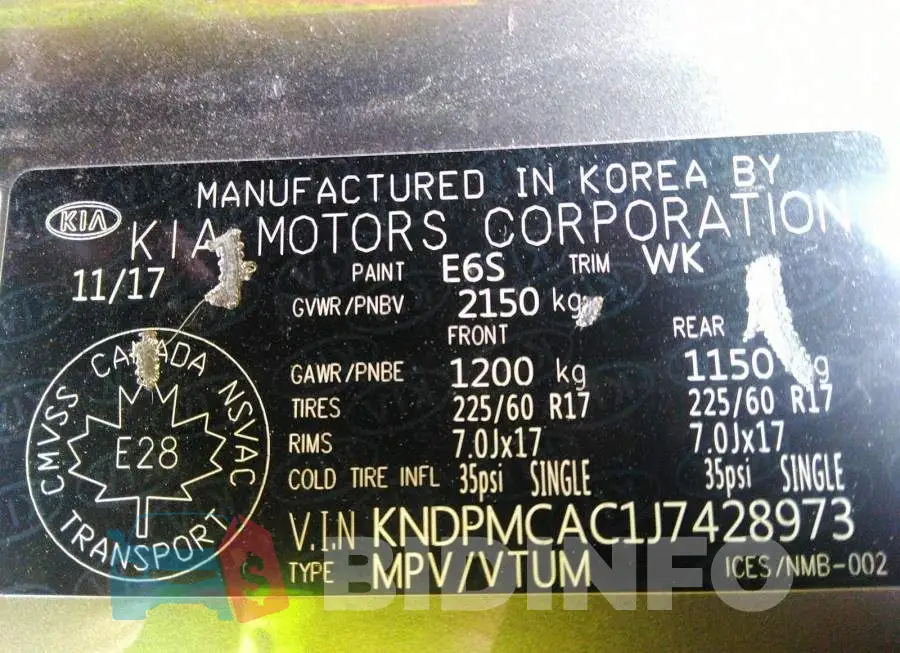 KNDPMCAC1J7428973 Photo# 9