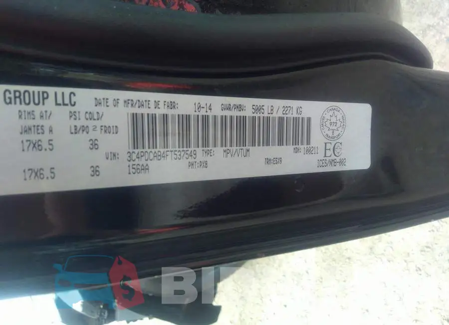 3C4PDCAB4FT537549 Photo# 9