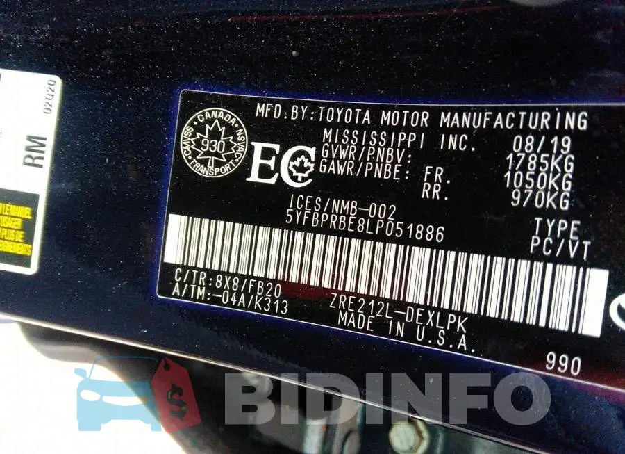 5YFBPRBE8LP051886 Photo# 9