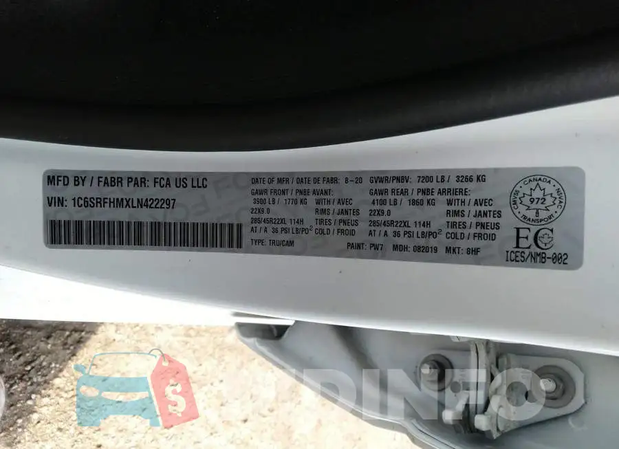 1C6SRFHMXLN422297 Photo# 9